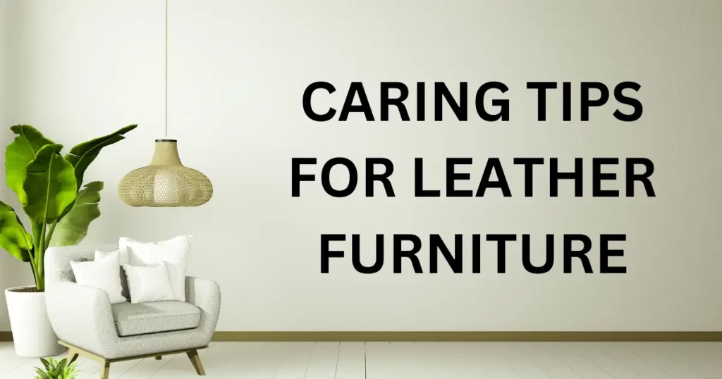 caring tips for leather furniture