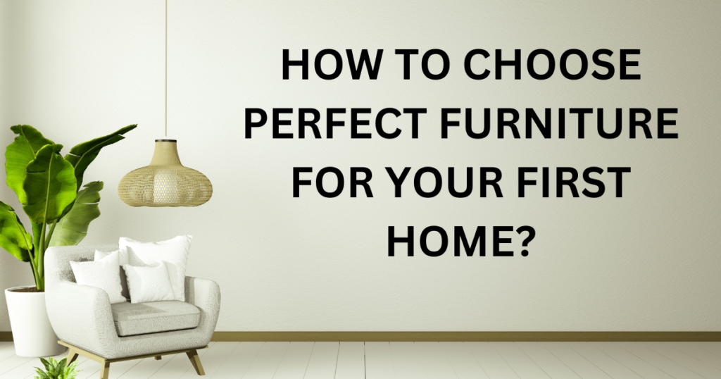 how to choose perfect furniture for your first home?